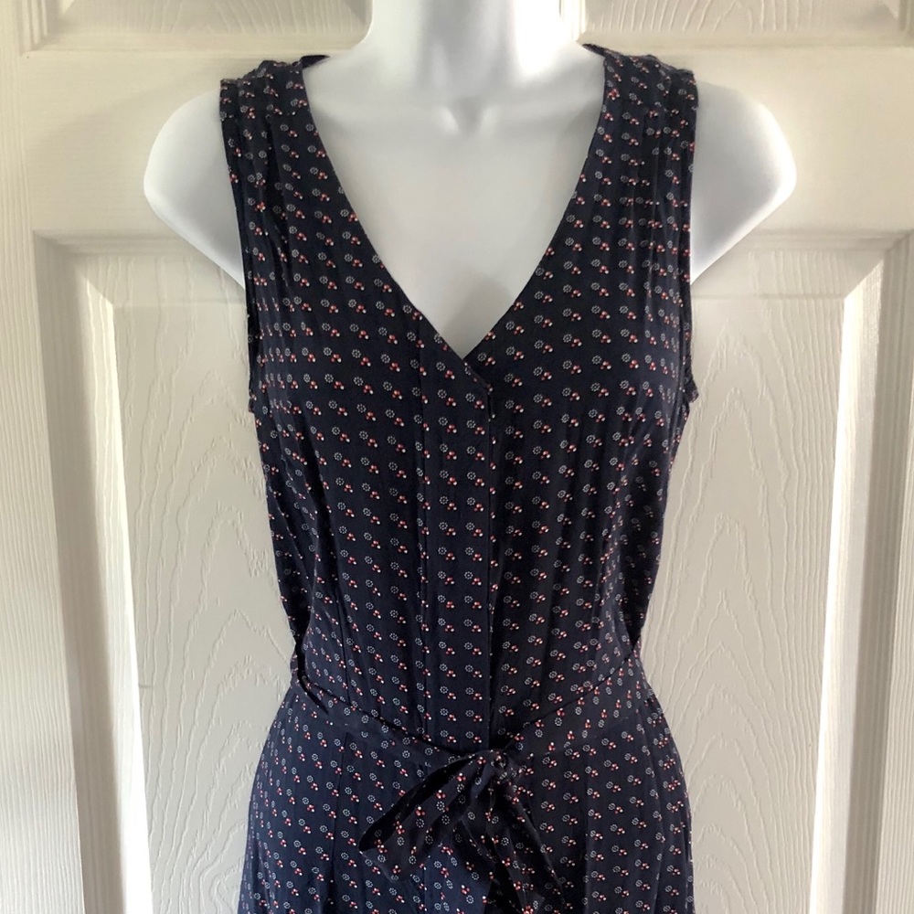 Tommy - Red, White, and Navy Blue Dress